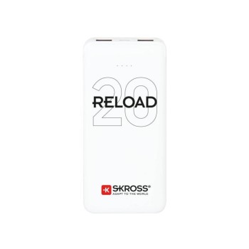 SKROSS Powerbank 20000 mAh USB kábellel két kimenettel