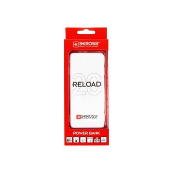 SKROSS Powerbank 20000 mAh USB kábellel két kimenettel