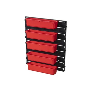 QBRICK SYSTEM ONE Tárolóláda + QBRICK SYSTEM PRO tárolóláda fali tartóval 4