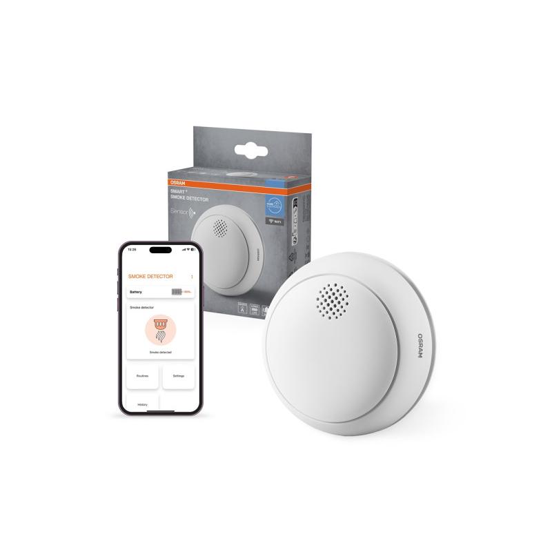 OSRAM SMART+ WIFI Füstjelző CR123 A max. 5 év fehér OSRAM SMART+ WIFI Füstjelző CR123 A max. 5 év fehér