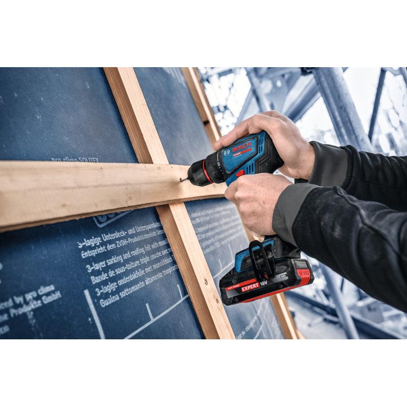 BOSCH EXPERT Akkus fúrócsavarozó EXSR18V-90 (akku és töltő nélkül) L-BOXX-ban 36/65 Nm