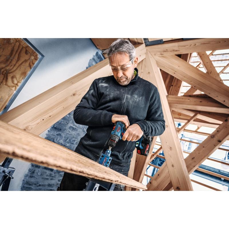 BOSCH EXPERT Akkus fúrócsavarozó EXSR18V-90 (akku és töltő nélkül) L-BOXX-ban 36/65 Nm