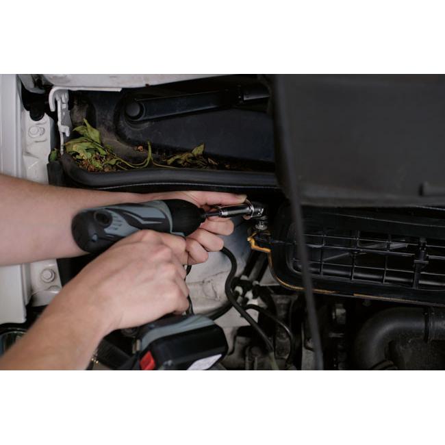 Csavarhúzó sarok 90 fokos klt. 3 funkiós 3:1-ben+10 db 1/4"-Bit+Befogó (LAS-2517)