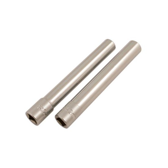 Dugókulcs - crowafej klt. 3/8" extra hosszú 2 db 10-12 mm x 120 mm (LAS-5709)