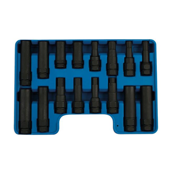 Kerékőr leszedő klt. Univerzális 16 db-os (LAS-5982)