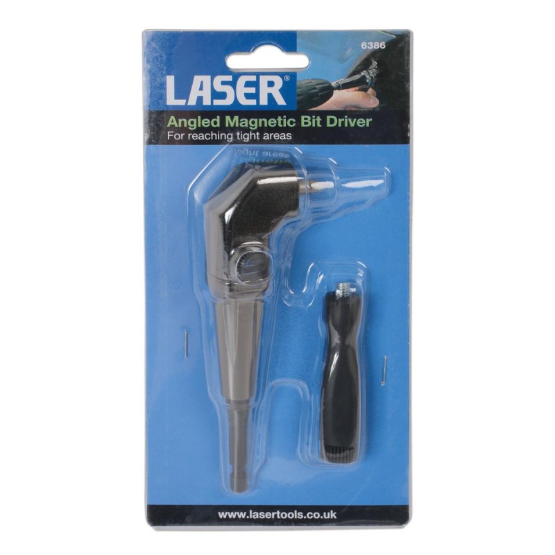 Bit tartó adapter 90 fokos flexibilis, mágneses, rövid - akkus géphez (LAS-6386) Bit tartó adapter 90 fokos flexibilis, mágneses, rövid - akkus géphez (LAS-6386)