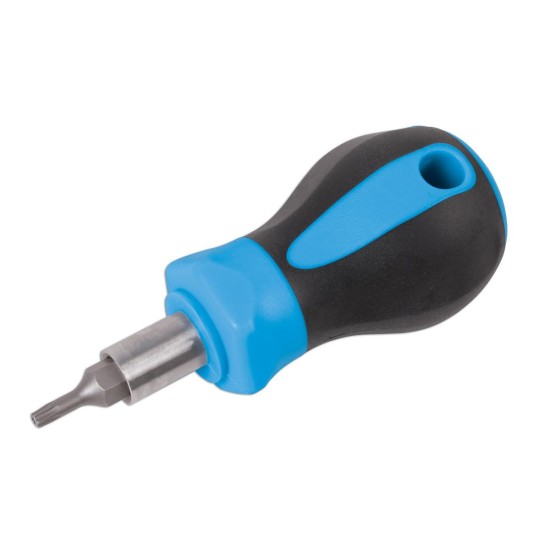 Csavarhúzó bit hajtó + torx lyukas bit klt. T10-T40 (LAS-6488)