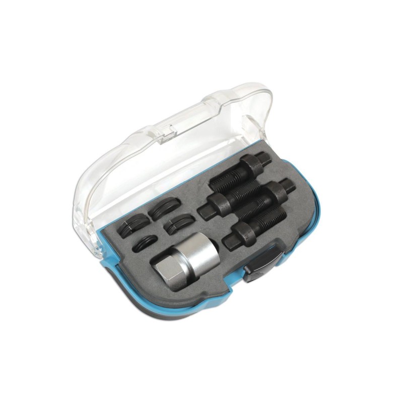 Menetjavító klt. kerékcsavarokhoz külső és belső menetekhez M12 - M14 (LAS-6527) Menetjavító klt. kerékcsavarokhoz külső és belső menetekhez M12 - M14 (LAS-6527)