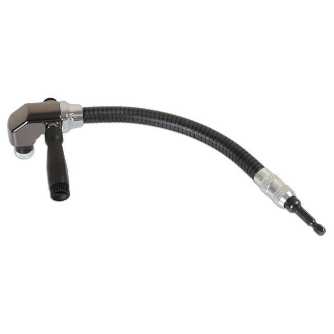 Bit tartó adapter 90 fokos flexibilis, mágneses, hosszú -akkus géphez (LAS-6385) Bit tartó adapter 90 fokos flexibilis, mágneses, hosszú -akkus géphez (LAS-6385)