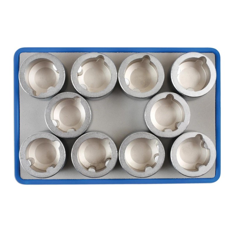 Kerékőr kulcs készlet LAND ROVER gyári kerékőrökhöz 10 db-os (LAS-6859)