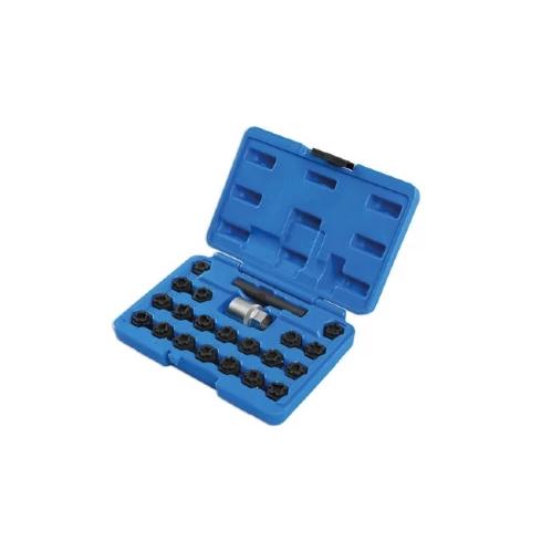 Kerékör kulcs készlet VW gyári kerékőrökhöz -lóhere minta- 22 db-os (LAS-7108) Kerékör kulcs készlet VW gyári kerékőrökhöz -lóhere minta- 22 db-os (LAS-7108)