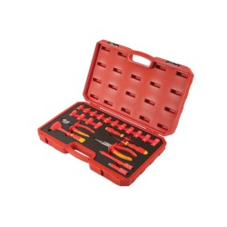 Dugókulcs klt. VDE 1000 V Szigetelt/Hibrid szerszám klt.3/8" 22 db-os (LAS-6146) Dugókulcs klt. VDE 1000 V Szigetelt/Hibrid szerszám klt.3/8" 22 db-os (LAS-6146)
