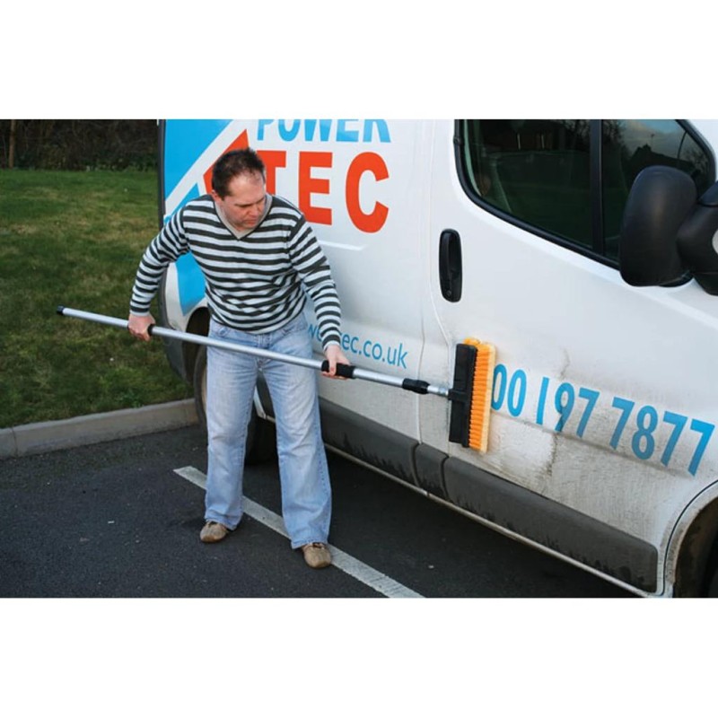 Autó mosókefe 1800 - 3200 mm teleszkópos, folyadékáteresztős profi (LAS-5408)