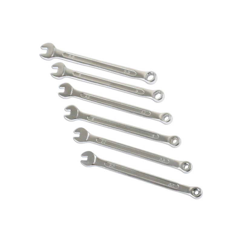 Csillag-villáskulcs klt. mini 3.2-3.5-4.0-4.5-5.0-5.5 - 6 db-os (LAS-7265)