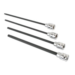 Rátűzőkulcs klt. 1/2" gömbv. Extra hosszú 5-10 mm (LAS-6711)