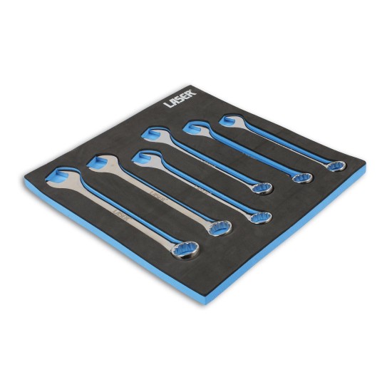 Csillag-villáskulcs klt. 26-32 mm EVA tálcán (LAS-6494)