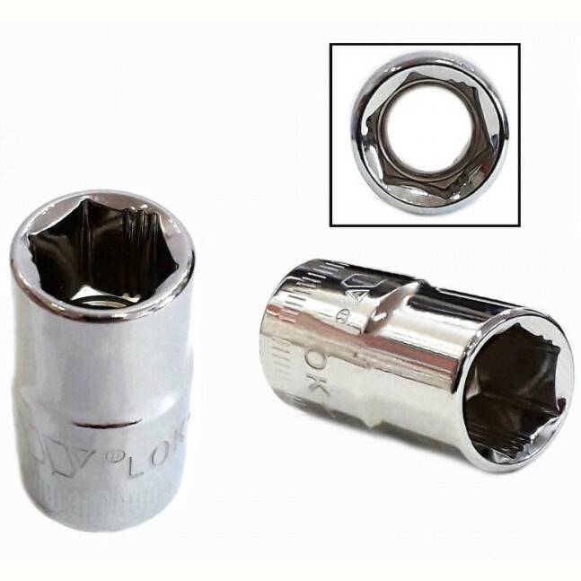 Lok-Typ Dugókulcs - crowafej 3/8" 12 mm 6 lap alacsony (1233-5-WW)