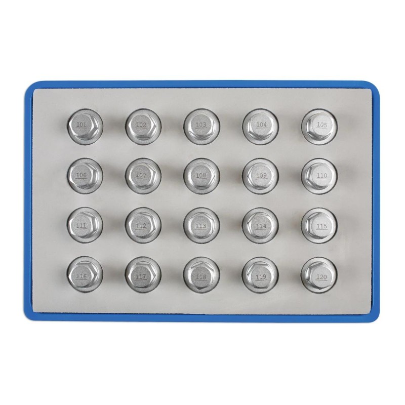 Kerékőr kulcs készlet Opel/Vauxhall 20 részes (LAS-6861)