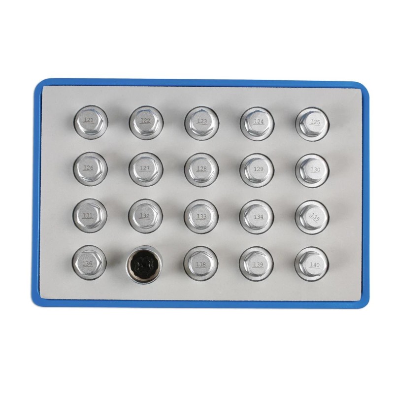 Kerékőr kulcs készlet Opel/Vauxhall 20 részes (LAS-6862)