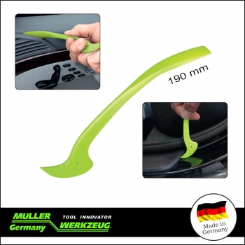 Díszítőelem leszedő ék 2:1-ben univerzális műanyag, keskeny 190 mm (MLR-277 046) Díszítőelem leszedő ék 2:1-ben univerzális műanyag, keskeny 190 mm (MLR-277 046)