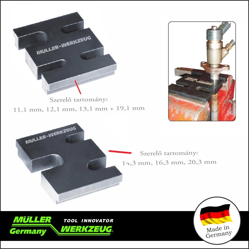 Injektor támasztó,tartó lemez konzol 2 részes (MLR-600 140)