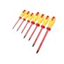 Szigetelt VDE 1000 V-os Torx csavarhúzó klt, 7 db T10 - T40 (LAS-7448)