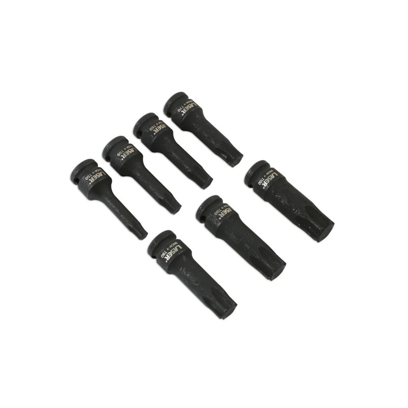 Gépi dugókulcs klt. Torx T50-T100 (LAS-7119) Gépi dugókulcs klt. Torx T50-T100 (LAS-7119)