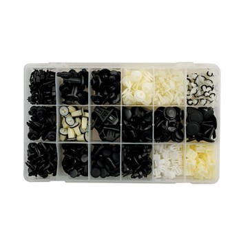 Műanyag patent készlet, válogatott, Honda gépk. - 418 db (CON-36009)