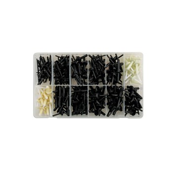 Műanyag szegecsek vegyes doboz Ford, Mazda, Audi, VW - 235 db (CON-36038) Műanyag szegecsek vegyes doboz Ford, Mazda, Audi, VW - 235 db (CON-36038)