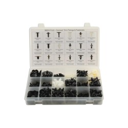 Műanyag, vegyes patent, betét készlet Ford - 415 db (CON-36024)