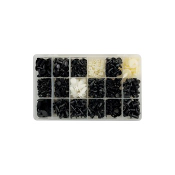 Műanyag, vegyes patent, betét készlet Ford - 415 db (CON-36024)