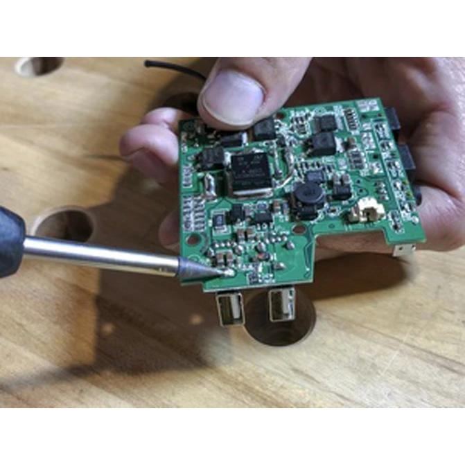 Forrasztópáka klt. újratölthető akkumulátorral - 30 W (HU31030)