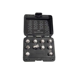 Kerékőr/anyacsavar kulcs készlet VAG gyári kerékőrökhöz 10 db-os (AT6049B) Kerékőr/anyacsavar kulcs készlet VAG gyári kerékőrökhöz 10 db-os (AT6049B)