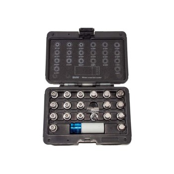 Kerékőr/anyacsavar kulcs készlet BMW, XZN + lyukas Ribe gyári 21 db-os (AT6051A)
