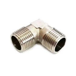 Levegős csatlakozó, acél 90° könyök KK 1/2" (204M-1-2K)