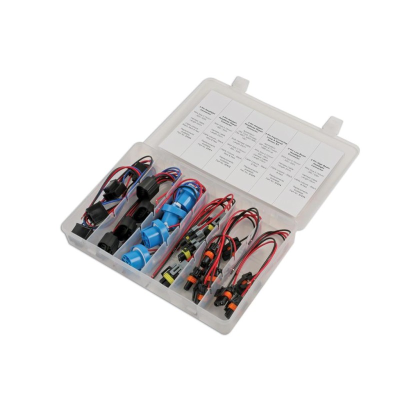 Csatlakozó készlet - Ford és GM fényszóró - 24 részes Kábellel (CON-37414)