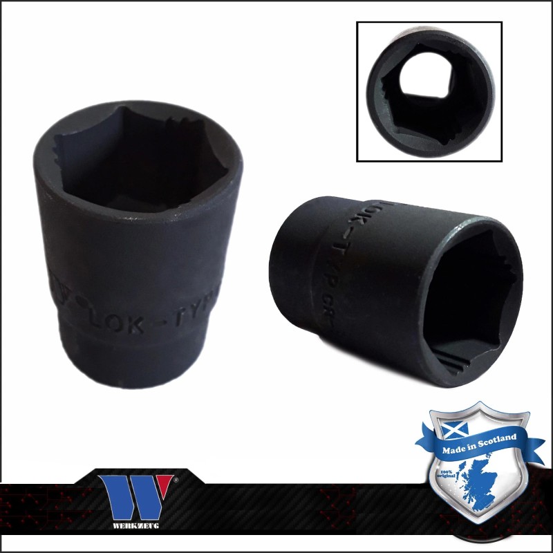 Lok-Typ Légkulcsfej - gépifej 1/2" 22 mm 6 lap alacsony (7024-22-WW) Lok-Typ Légkulcsfej - gépifej 1/2" 22 mm 6 lap alacsony (7024-22-WW)