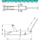 Emelő padló 1.6T krokodil - extra alacsony 77-480 mm -Levegős kivitel (A1-6T-77)