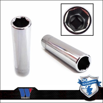 Lok-Typ Dugókulcs - crowafej 1/4" 12 mm 6 lap hosszú (4035-12-WW)