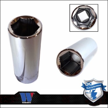 Lok-Typ Dugókulcs - crowafej 3/8" 19 mm 6 lap hosszú (1234-12-WW)