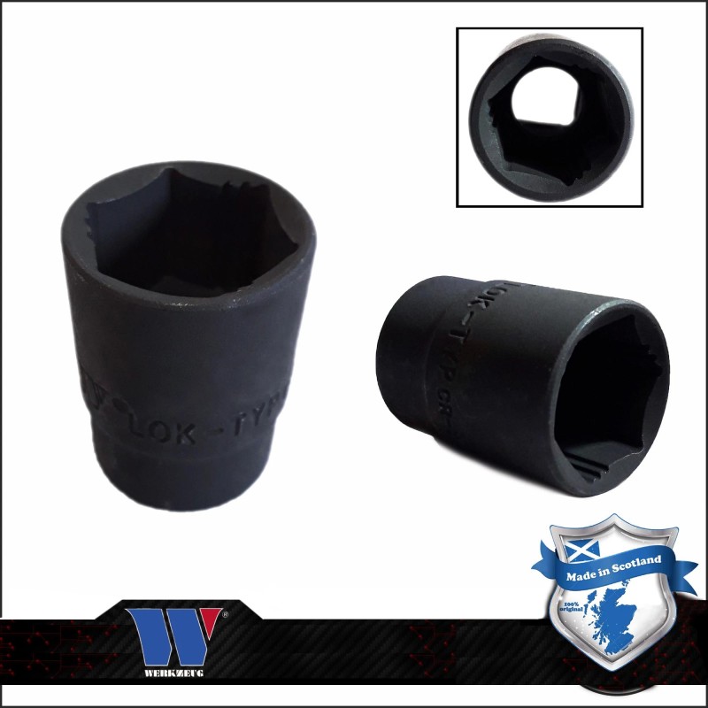 Lok-Typ Légkulcsfej - gépifej 1/2" 24 mm 6 lap alacsony (7024-24-WW) Lok-Typ Légkulcsfej - gépifej 1/2" 24 mm 6 lap alacsony (7024-24-WW)