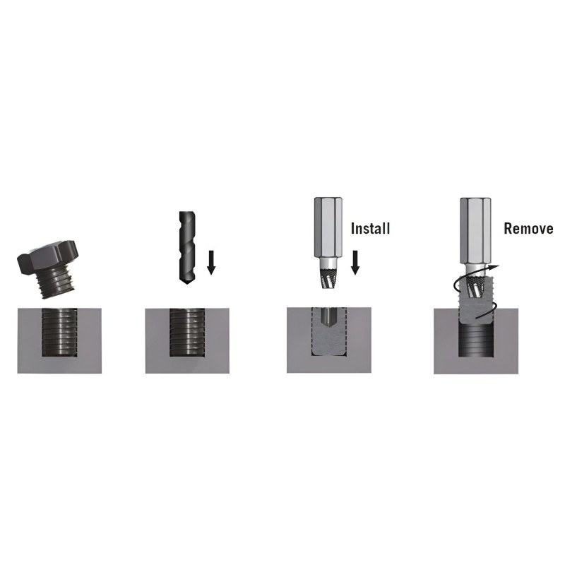 Csavarkiszedő klt. - sérült fejű Torx csavarokhoz 8r. Lok-Typ (7453-WW) Csavarkiszedő klt. - sérült fejű Torx csavarokhoz 8r. Lok-Typ (7453-WW)