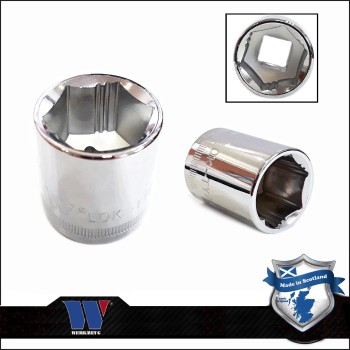 Lok-Typ Dugókulcs - crowafej 3/8" 18 mm 6 lap alacsony (1233-11-WW)