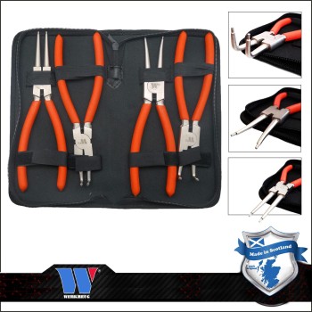 Fogó seeger klt. 175 mm 4 db-os (41111-WW)