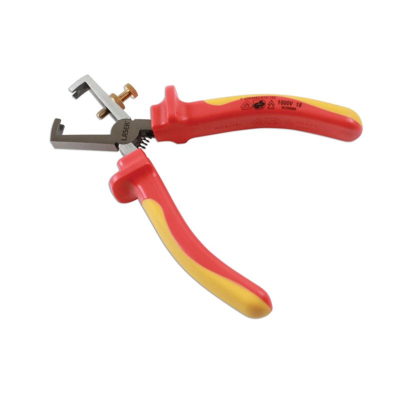 Szigetelt VDE 1000 V-os blankoló fogó - 160 mm (LAS-7423)