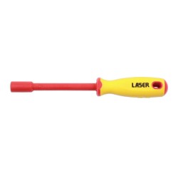 Szigetelt VDE 1000 V-os dugókulcs csavarhúzó 6 lapú 8 mm-es (LAS-7441)