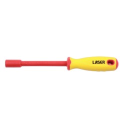 Szigetelt VDE 1000 V-os dugókulcs csavarhúzó 6 lapú 14 mm-es (LAS-7447)