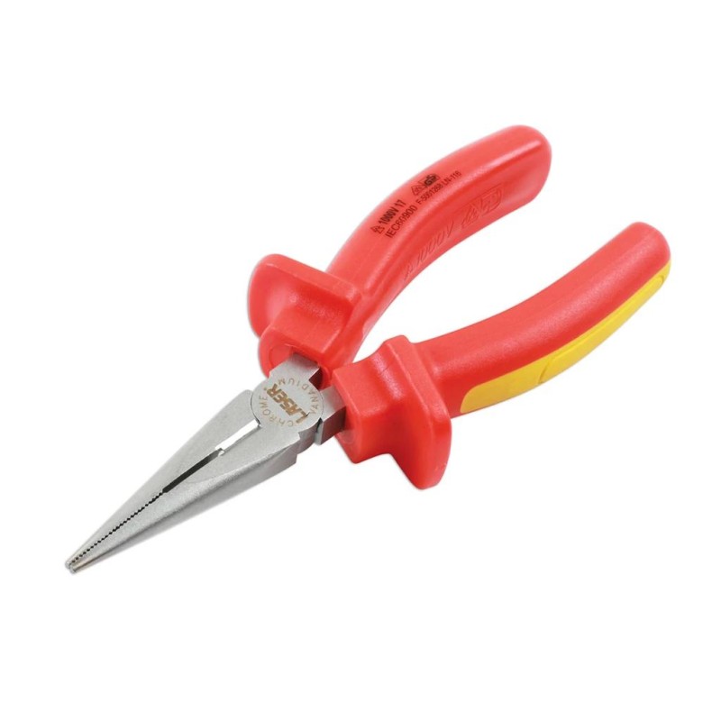 Szigetelt VDE 1000 V-os hoszzúcsőrű fogó - 150 mm (LAS-7468)