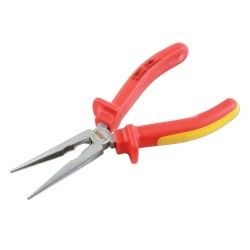 Szigetelt VDE 1000 V-os hoszzúcsőrű fogó - 200 mm (LAS-7469)