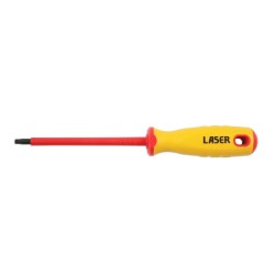 Szigetelt VDE 1000 V-os Torx csavarhúzó T27 (LAS-7453) Szigetelt VDE 1000 V-os Torx csavarhúzó T27 (LAS-7453)